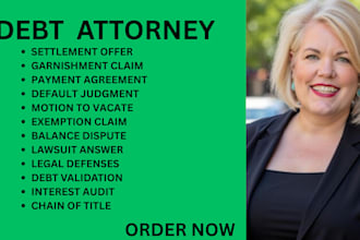 nc, ny, fl, ca, texas debt lawyer for debt lawsuits, debt settlement and relief