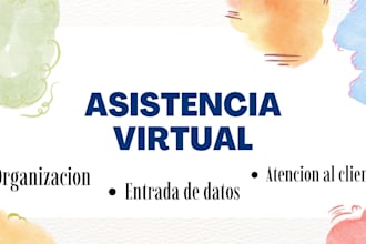sere tu asistente virtual para tareas administrativas