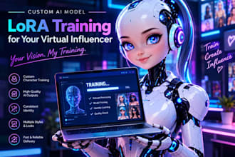 l train a custom ai model lora for your virtual influencer