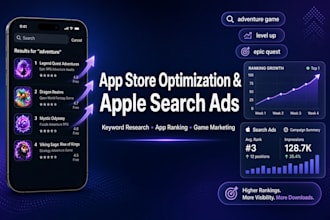 app optimization, game marketing, apple search ads, keyword research app ranking