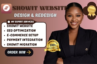do showit website showit template, customization redesign showit, showit seo