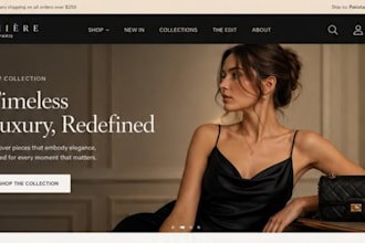 design shopify clothing store shopify fashion website clothing brand store