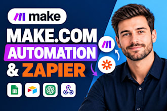 fix make com, made com, setup make com automation, make automation expert zapier