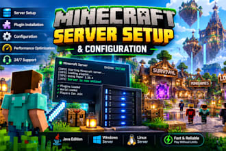 setup and configure your minecraft java server