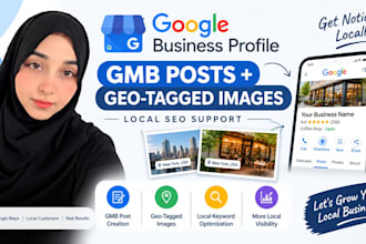 create google business profile posts with geo tagged images for local SEO
