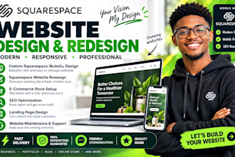 build sqaurespace design, redesign squarespace website, wix sqaurespaces design