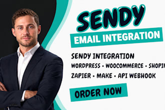 integrate sendy wordpress woocommerce shopify zapier make custom API webhook