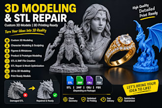 quickly fix, repair, optimize and prepare your stl for 3d printing