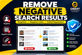 remove mugshots news articles suppress negative google search results