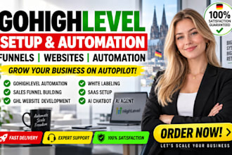 setup gohighlevel landing page, gohighlevel expert, and ghl crm automation
