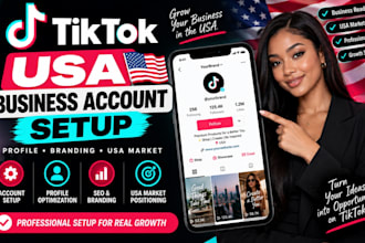 setup and optimize your tiktok business account, create usa tiktok account
