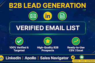 do b2b lead generation, linkedin leads, email list building
