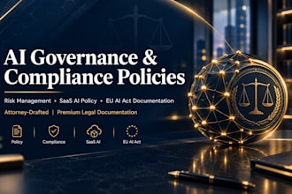 draft a robust corporate ai governance policy for your business