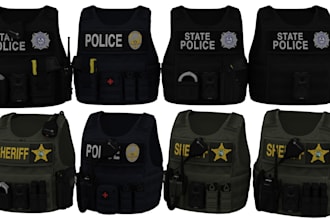 do fivem clothing eup mc kutties vests and chains for fivem roleplay servers