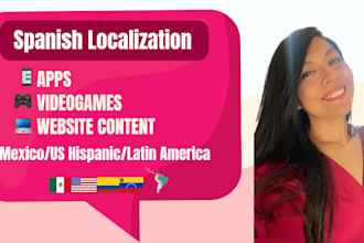 localize your game or app into spanish for mexico or latin america