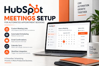 setup hubspot meetings for automated appointment booking