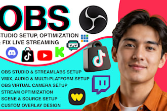obs studio setup, obs overlay whatnot obs, whatnot livestreaming, twitch vmix