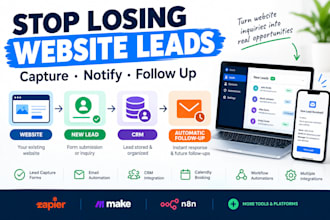 automate your website lead capture and follow up