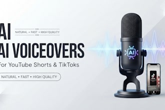 create ai voiceovers for your youtube shorts and tiktoks