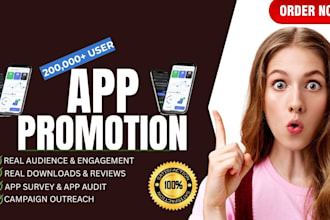 do mobile app promotion, app marketing, android and IOS app install