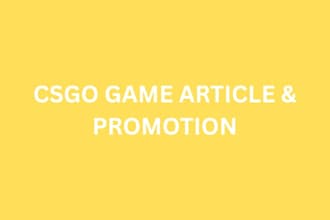 do csgo game article and promotion