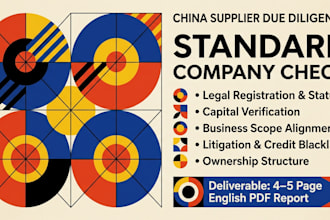 chinese company comprehensive background report
