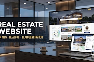 design real estate website realtor investors idx mls integration lead generation