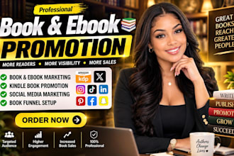 book promotion amazon kdp ads ebook marketing tiktok video ads ebook promotion