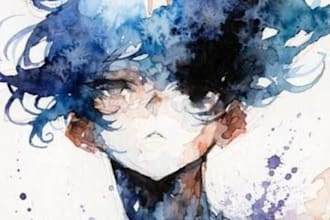 draw custom digital anime art and characters for you