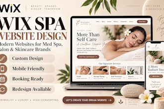 build wix cosmetic clinic website med spa website wix redesign wix salon website