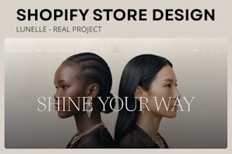design and build a professional shopify store