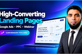 create a high converting google ads PPC webinar landing page