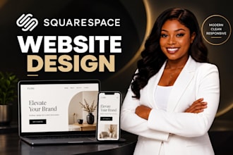 do squarepace website design, create squarespace store, or redesign squarespace