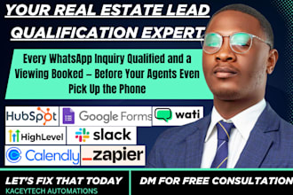 wati whatsapp chatbot real estate lead qualification property viewing booking