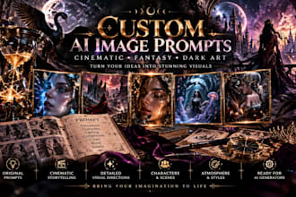 create cinematic and fantasy ai image prompts