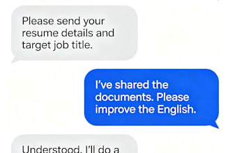 iwrite english resumes and translation