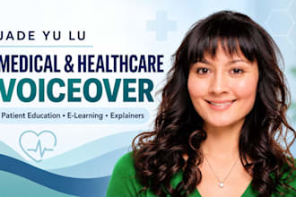 record a calm medical and healthcare voice over