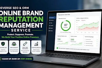 reverse SEO ORM online brand reputation management bbb service bad link building