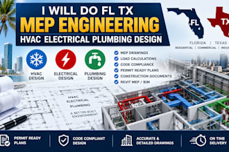 do fl tx mep engineering hvac electrical plumbing design