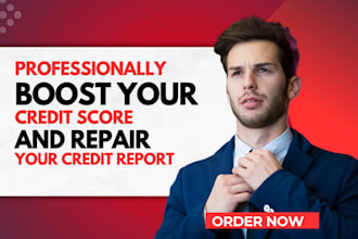 boost your credit score and repair your credit report professionally