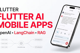 build your cross platform flutter ai app with openai langchain rag