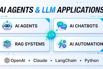 build ai applications, ai agents, chatbots and llm solutions