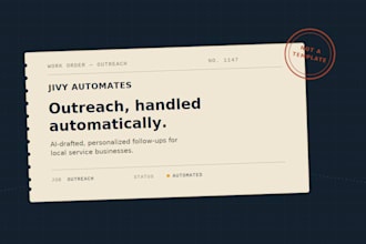 build you an ai outreach automation system for local service businesses