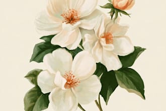 do a botanical illustration