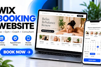 build a wix booking website for spa, gym, coach or consultant wix scheduling