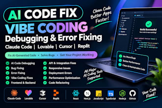 ai code fix vibe coding claude code lovable cursor replit debugging errors