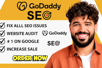 optimize godaddy website SEO for google and ai visibility