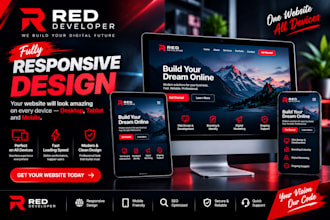 create a modern professional website for your business
