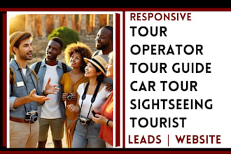 build tour operator website private car tour sightseeing local guide