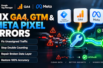 fix google analytics ga4 gtm and meta pixel tracking errors